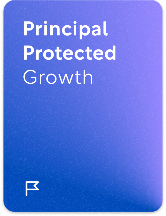 Colored card for Principal Protected Growth